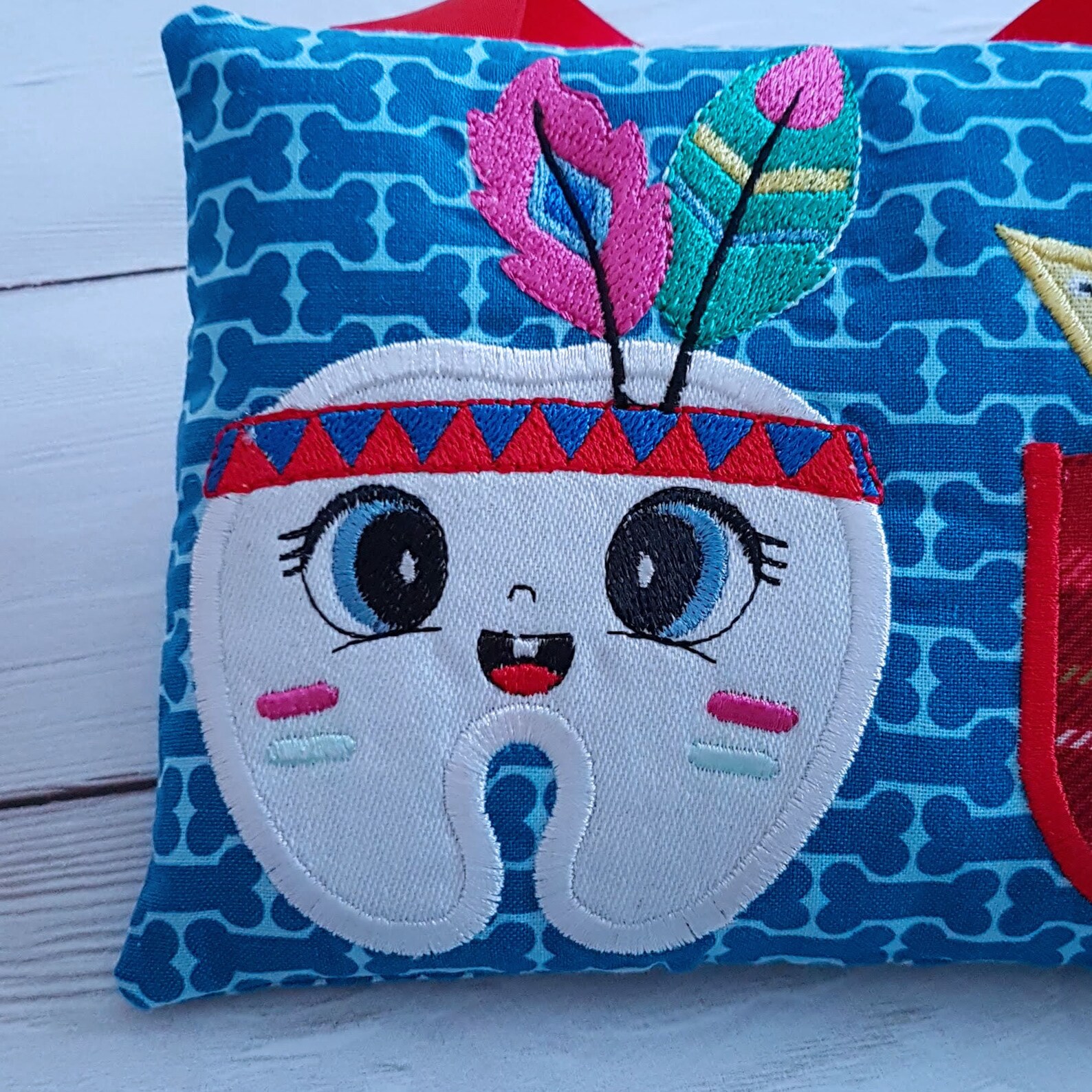 Tooth Fairy Pillow Embroidery Design Tooth Fairy Pillow in Etsy