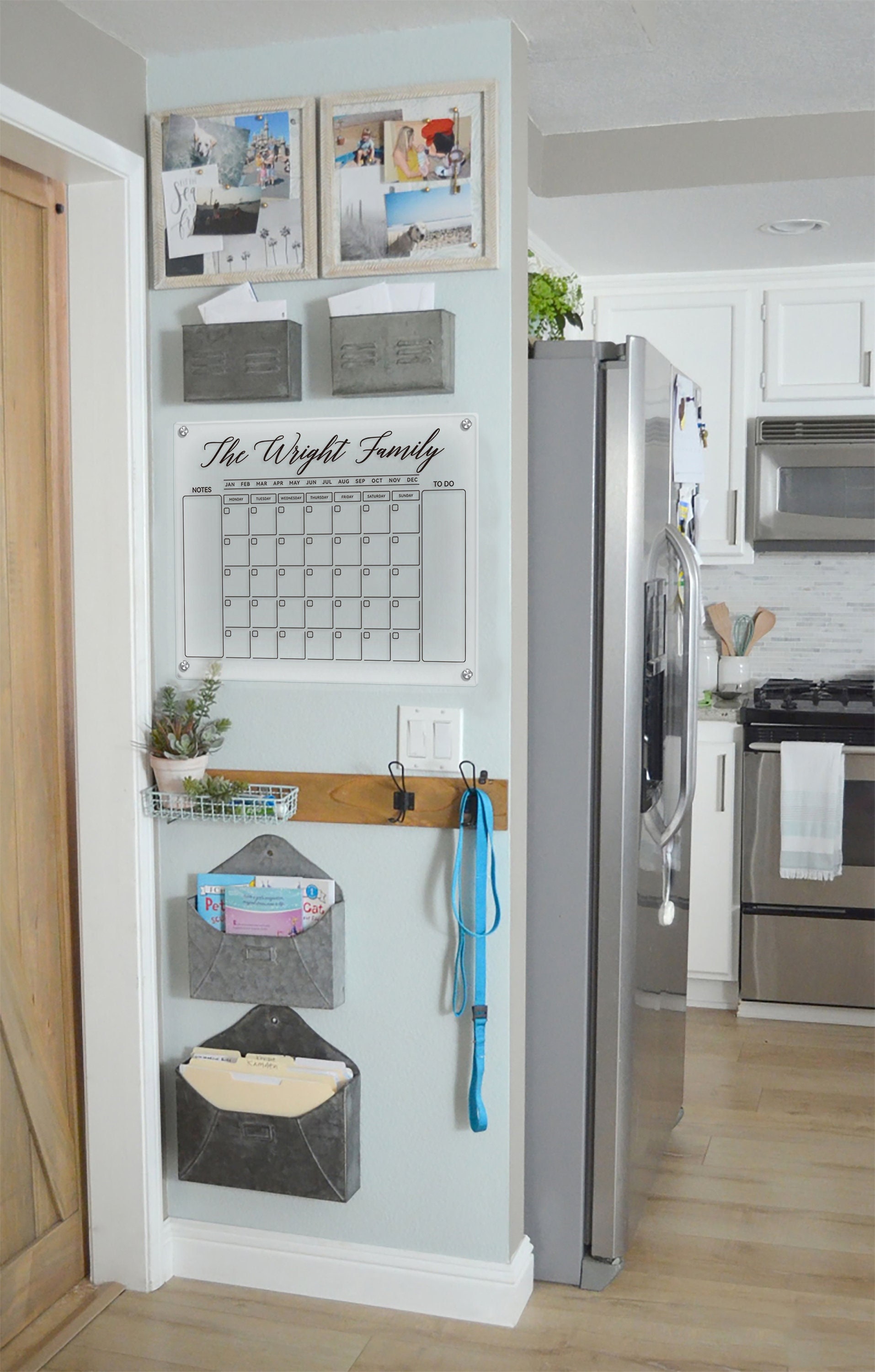 Custom Calendar for Family Command Center Dry Erase Wall - Etsy