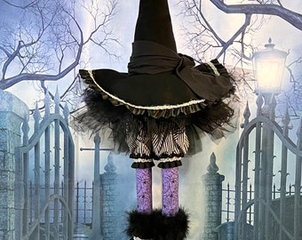 Flying Witch Legs, Halloween Decor, Hanger/Witch Boot/Witch hat/ Flying witch