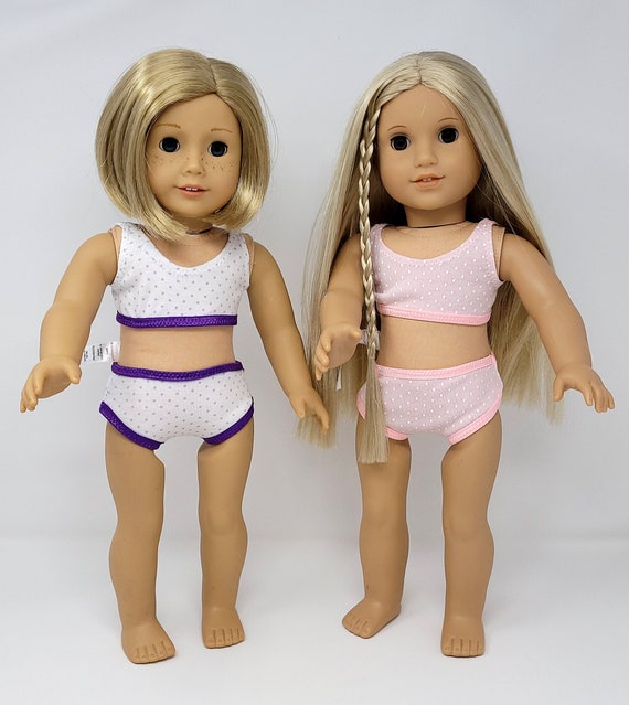 Doll Underwear, Panties knickers and Crop Top for 18 46cm Dolls Such as Our  Generation and American Girl ® 