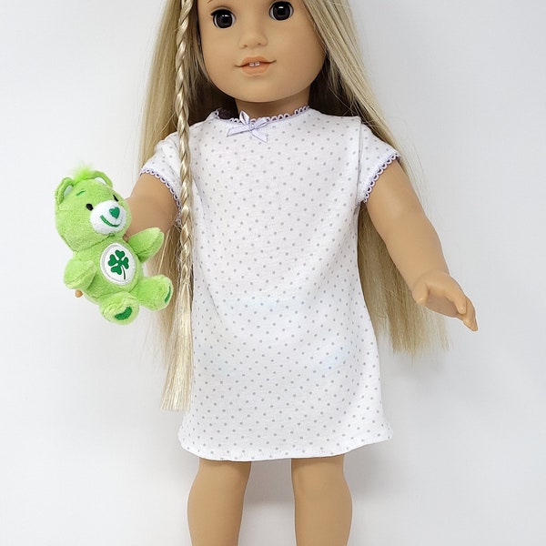 Nightdress / nightgown for 18" doll such as American Girl® or Our Generation