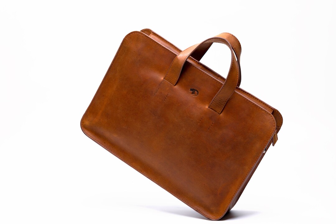 Briefcase Leather Bag for Man, Leather Laptop Bag, Laptop Messenger Bag, Mens Briefcase, Satchel