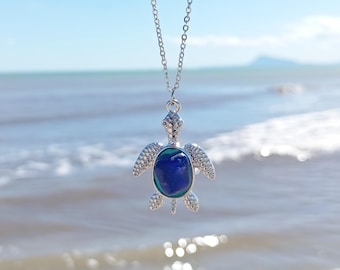 Acquista Collane Di Gioielli Di Vita Marina Del Mare Blu Tartaruga - Foto 13