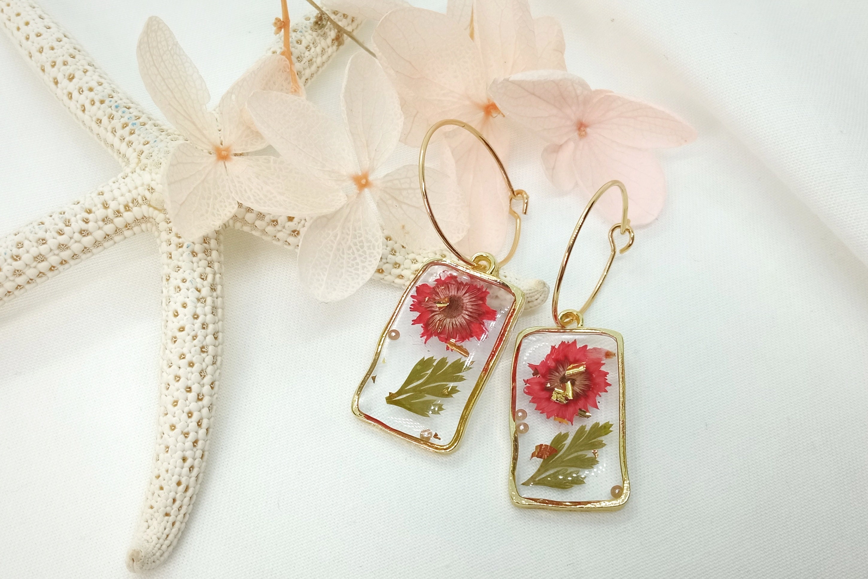 Details more than 192 resin flower earrings best