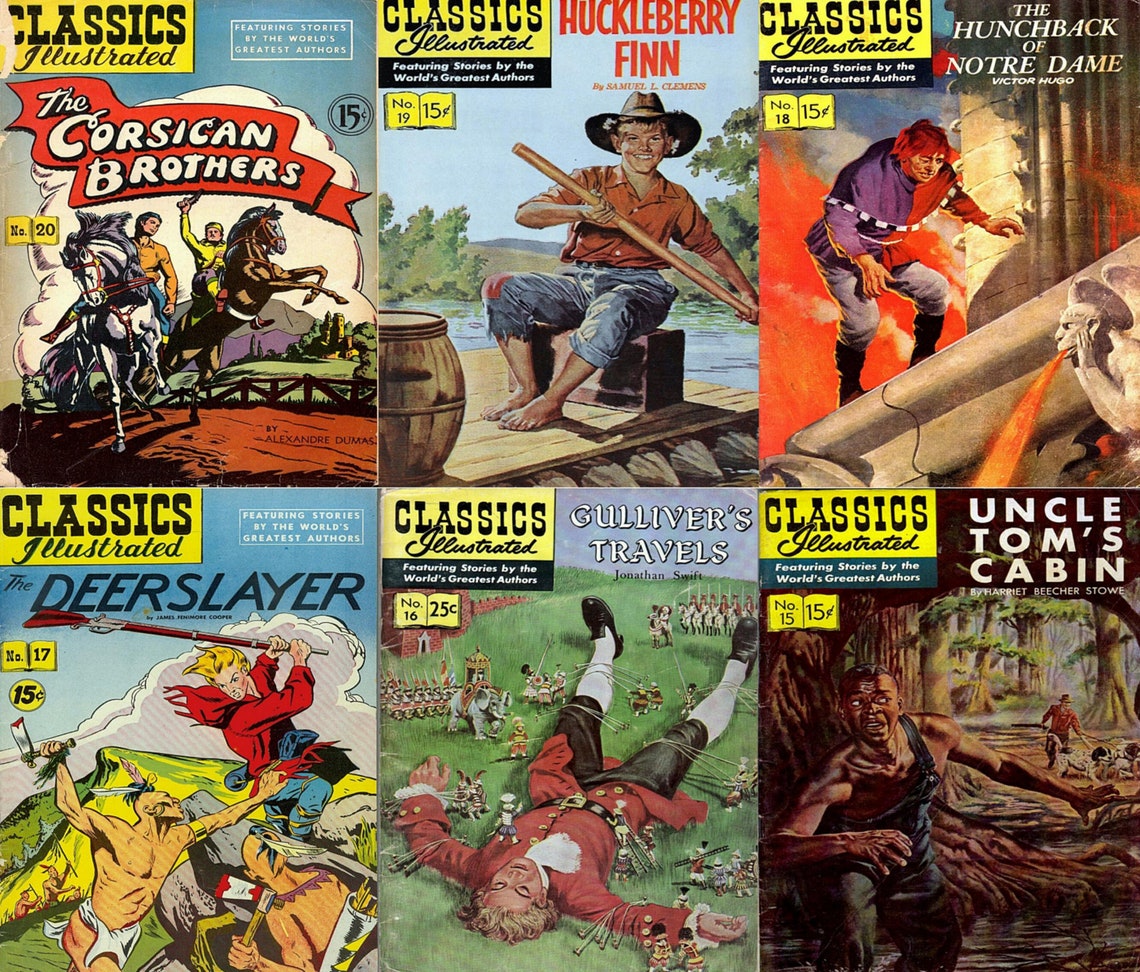 Classics Illustrated Comics 235 Vintage Classic Comic Books Etsy