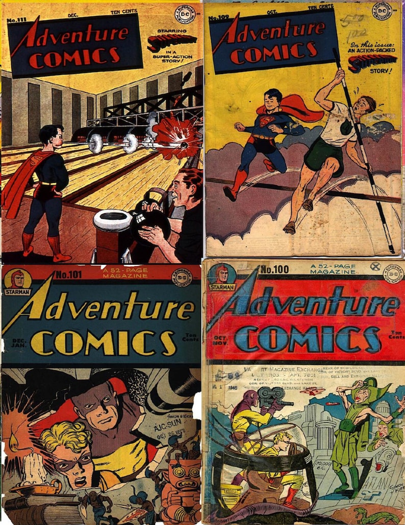 Adventure Comics 375 Vintage Golden Age Comic Books Etsy