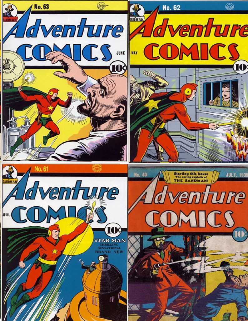 Adventure Comics 375 Vintage Golden Age Comic Books (Instant Download