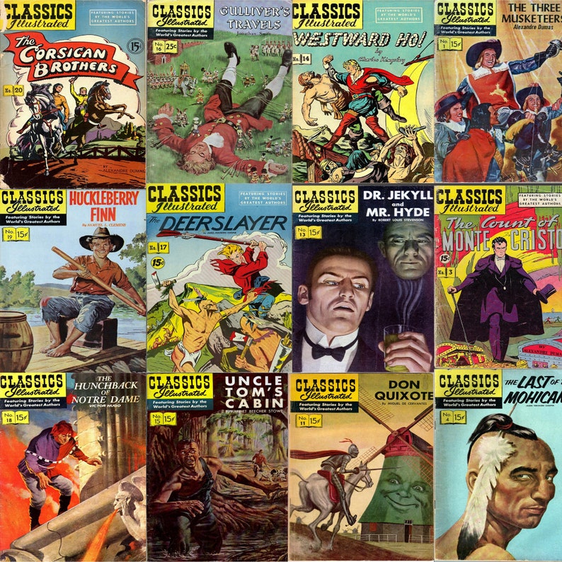 Classics Illustrated Comics 235 Vintage Classic Comic Books Etsy UK