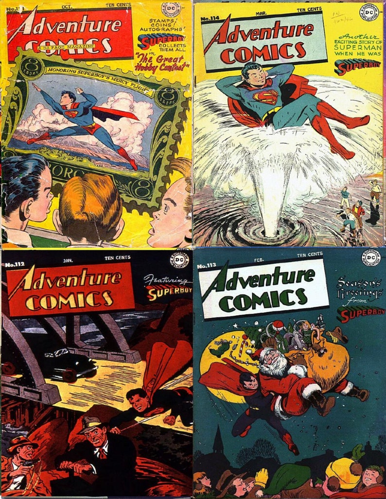 Adventure Comics 375 Vintage Golden Age Comic (Instant Download) Etsy