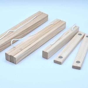 Posterleiste Esche DIN A3 A4 A5 30cm 21cm 15cm Holz magnetische Posterschiene Holzrahmen Bilderrahmen Magnethalterung Wanddekoration Poster