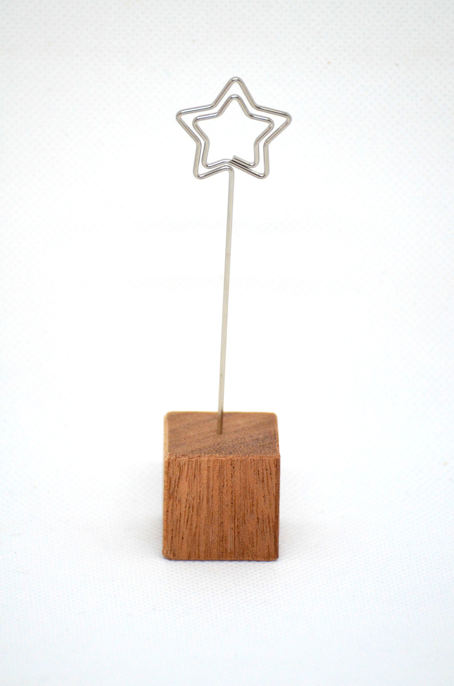 Memo Clip Stern Halter aus Mahagoniholz Notizhalter / | Etsy