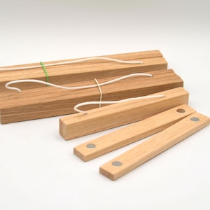 Posterleiste Eiche DIN A3 A4 A5 A2 30cm 21cm 15cm 42cm Posterschiene Holzrahmen Bilderrahmen Eichenholz Holz Wanddekoration Bilderleiste