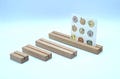 Card holder oak wood photo stand postcard holder menu card holder photo holder table decoration index cards decoration gift oak wood
