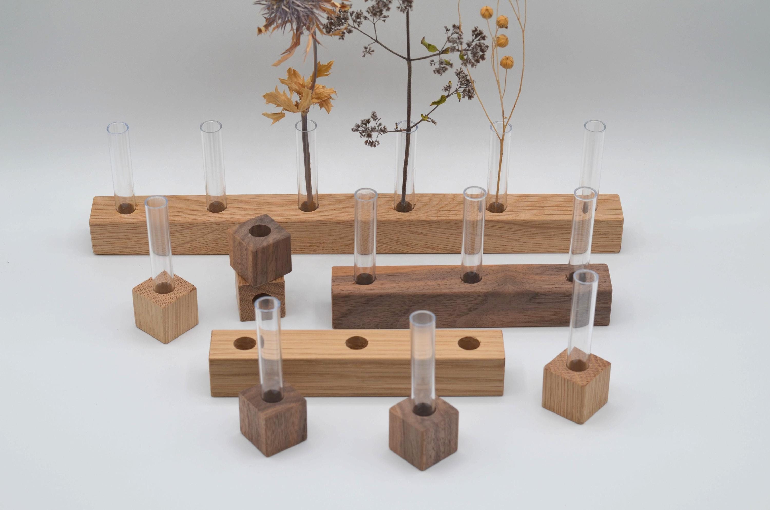 Reagenzglashalter aus Holz, 22 mm, Reagenzglasständer, Holzregal für Zentrifuge, Pipetten, Halter Reagenzglashalter aus Holz, 22 mm, Reagenzglasständer, Holzregal für Zentrifuge, Pipetten, Halter