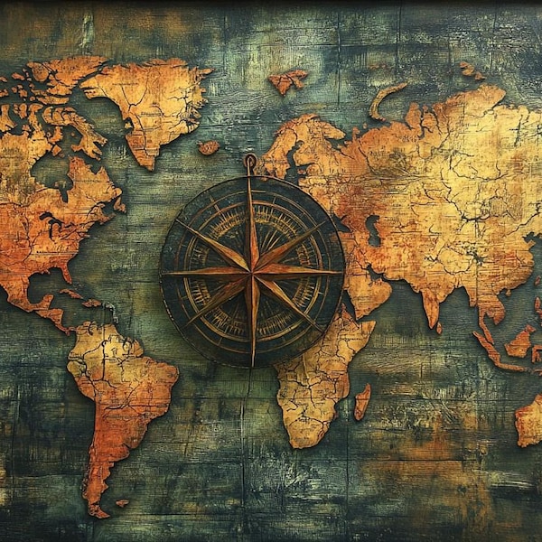 Papel para decoupage Atlas envejecido (tamaños personalizados disponibles)