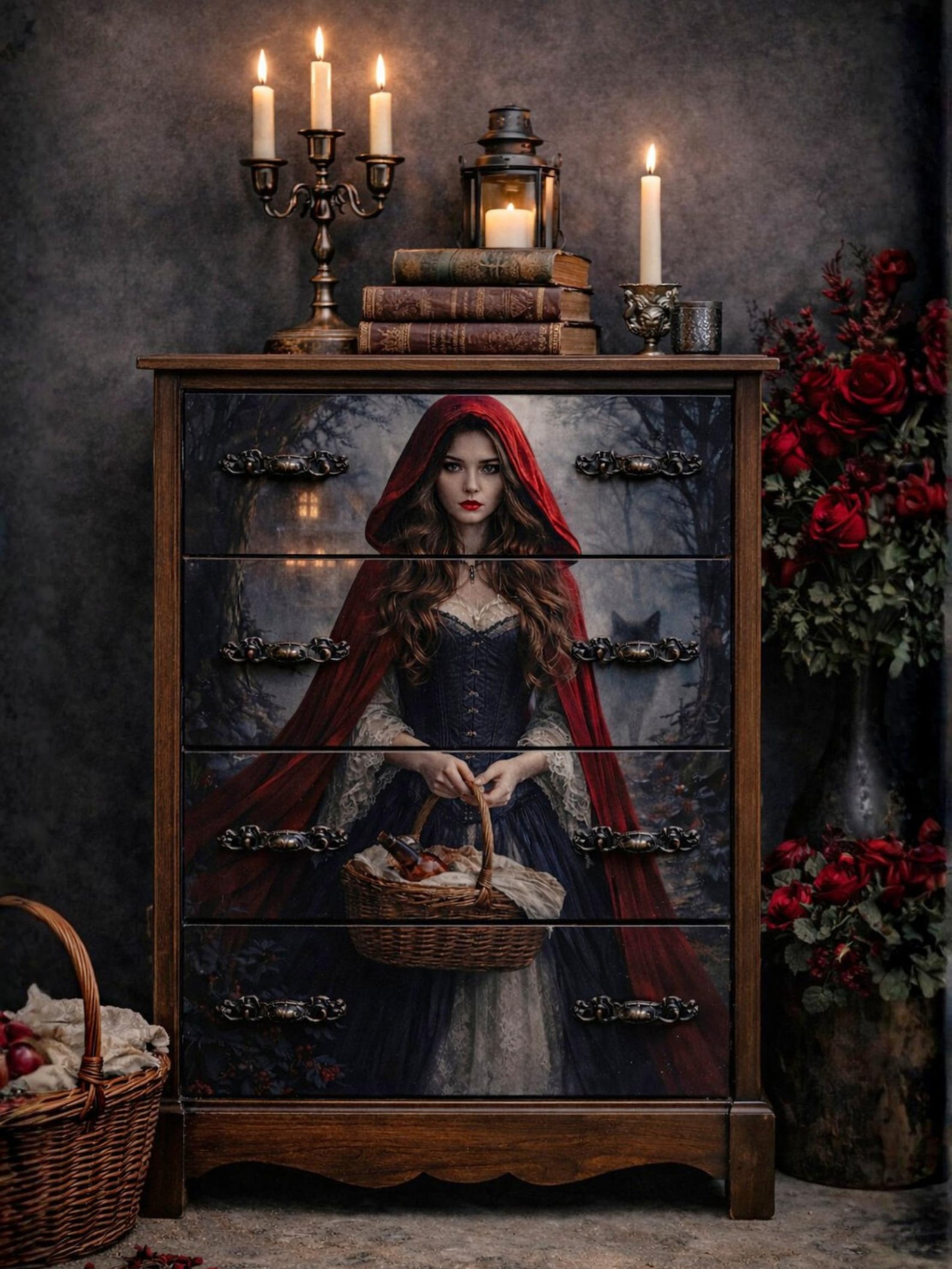 Rewritten Red Red Riding, Rewritten Decoupage Paper (custom Sizes Available) - Etsy