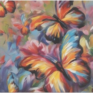 Bountiful Butterflies Large Decoupage Tissue Paper 20&quot;x30&quot;