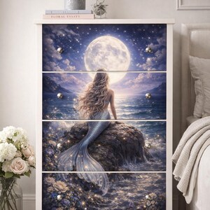 Papel de arroz para decoupage Queen of the Tide (tamaños personalizados disponibles) imagen 3
