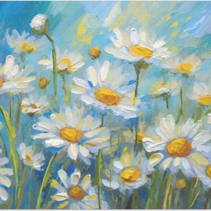 Dainty Daisies Large Decoupage Tissue Paper 20"x30"