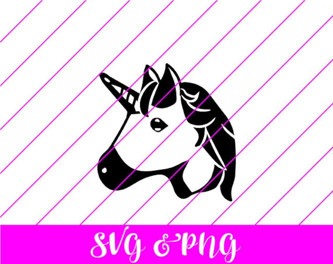 Unicorn Emoji SVG & PNG Unicorns Emojis Unicorn Head Etsy India