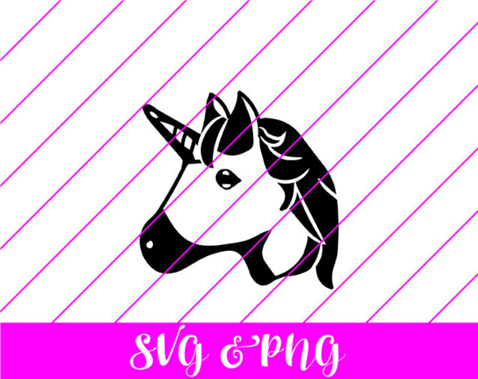 Unicorn Emoji Svg And Png Unicorns Emojis Unicorn Head Etsy Images
