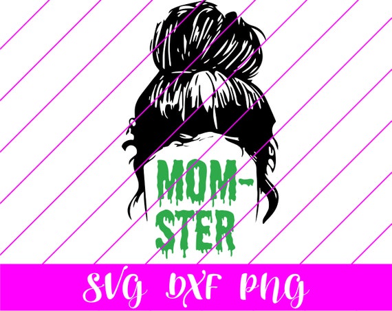 Download Momster Bun Svg Halloween Svg Zombie Mom Svg Zombie Svg Etsy