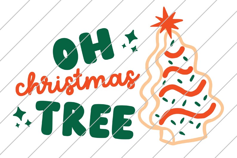 Little Debbie Oh Christmas Tree SVG DXF Christmas Cut File Etsy Hong Kong