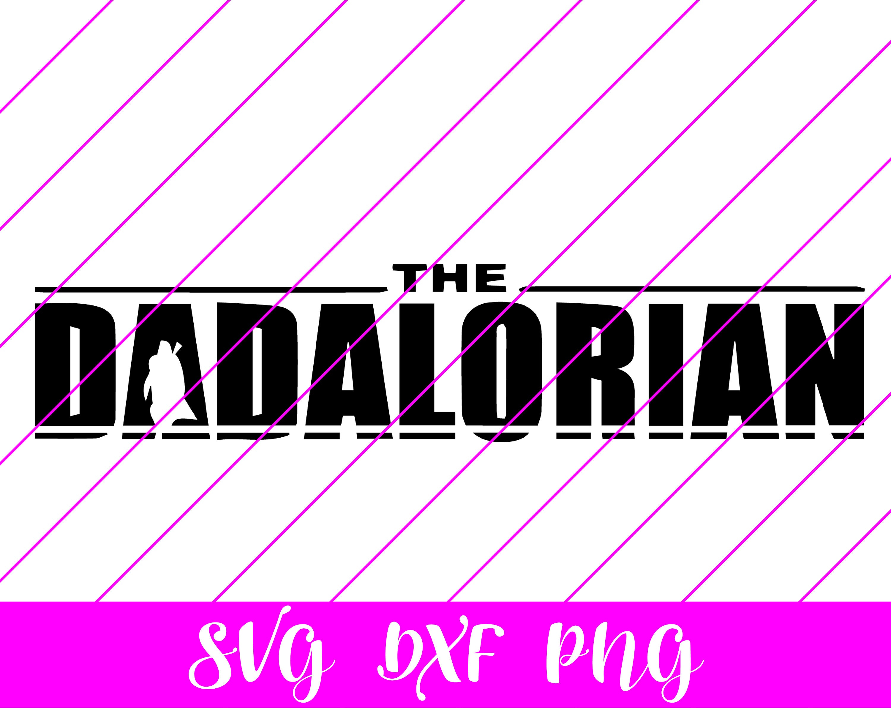 Download Dadalorian SVG DXF Yoda Best Dad svg Dad svg Baby Yoda Svg | Etsy