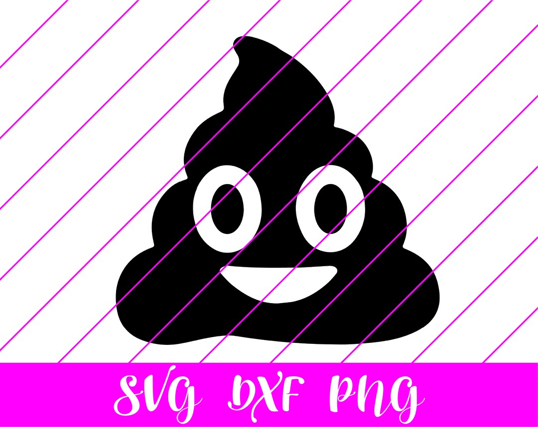 Poop Emoji SVG & PNG Poop Emojis Poop Head Poop Clip Art Etsy Canada