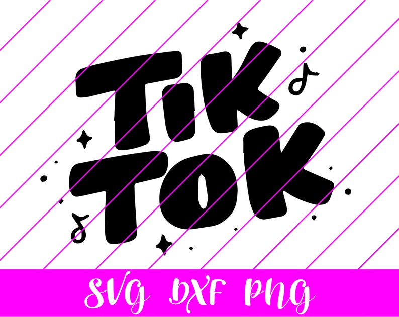 Clip Art Cricut Social Media Svg Cut File Svg Tik Tok Svg Tik Tok Birthday Svg Tiktok Svg Art Collectibles