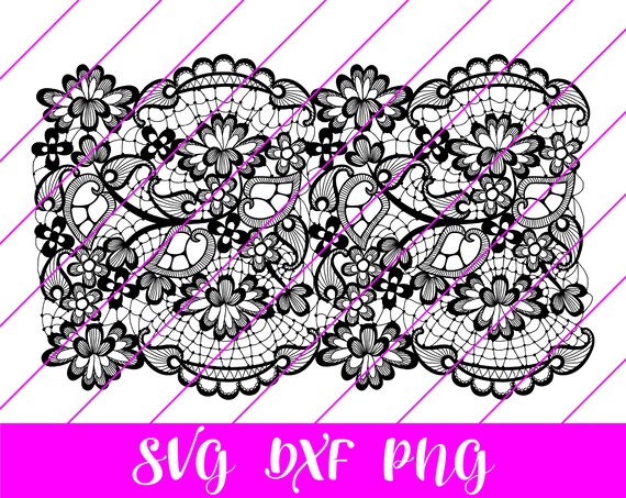 Download Lace Svg Floral Lace Svg Pretty Lace Svg Lace Pattern Svg Etsy