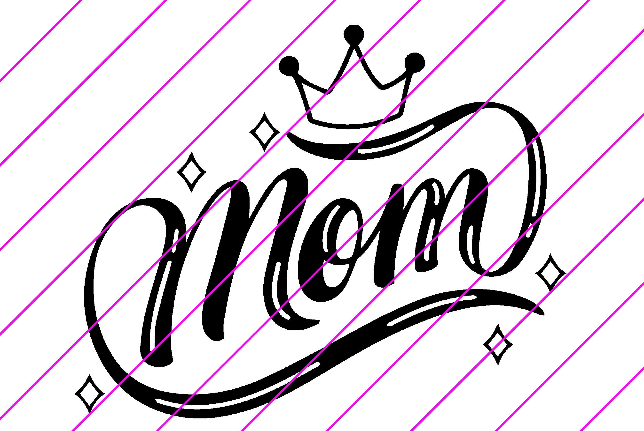 Mom Script Calligraphy Mom Written In Calligraphy