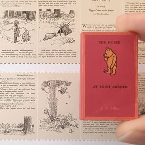 1:6 A.A. MILNE The House at Pooh Corner miniature book with 32 pages. Printable DOWNLOAD Only.