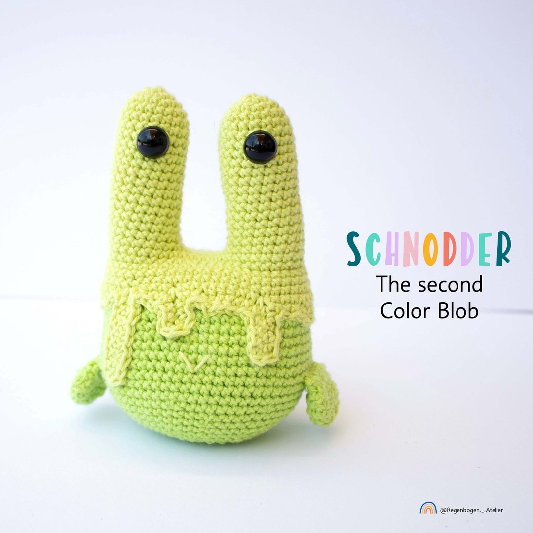 Crochet Pattern Schnodder the Second Color Blob PDF german to English ...