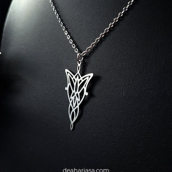 Arwen Evenstar Necklace inspired by Lord of the Rings, Middle Earth, Elves, Galadriel, Tauriel, Cosplay, Pagan, Fantasy Movie Jewelry