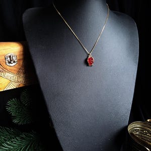Persephone Necklace, Pomegranate Necklace