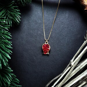 Persephone Necklace, Pomegranate Necklace