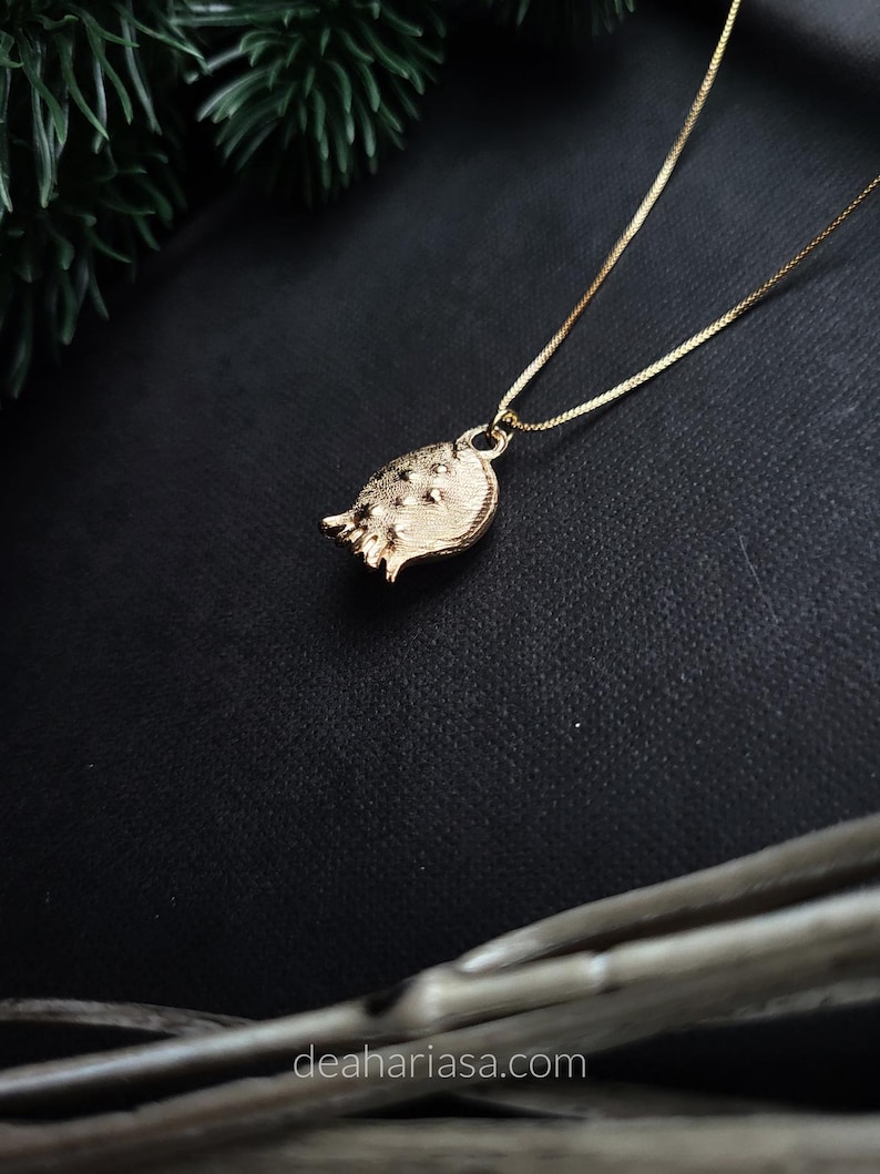 Persephone Necklace, Pomegranate Necklace