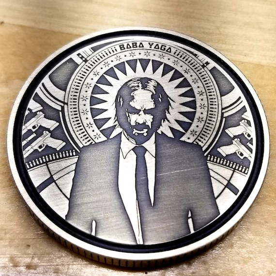 John Wick Coin .svg .ai Etsy
