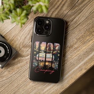Camping Memories Tough Phone Cases, Adventure Love, Outdoor Gear, Nature Lover Gift, Unique Camping Accessory, Stylish Protection