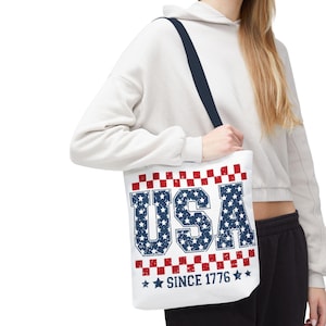 Patriotische Tragetasche, USA seit 1776 | Sommer Festivals, Beach Days, Shopping, 4. Juli, Geschenkidee
