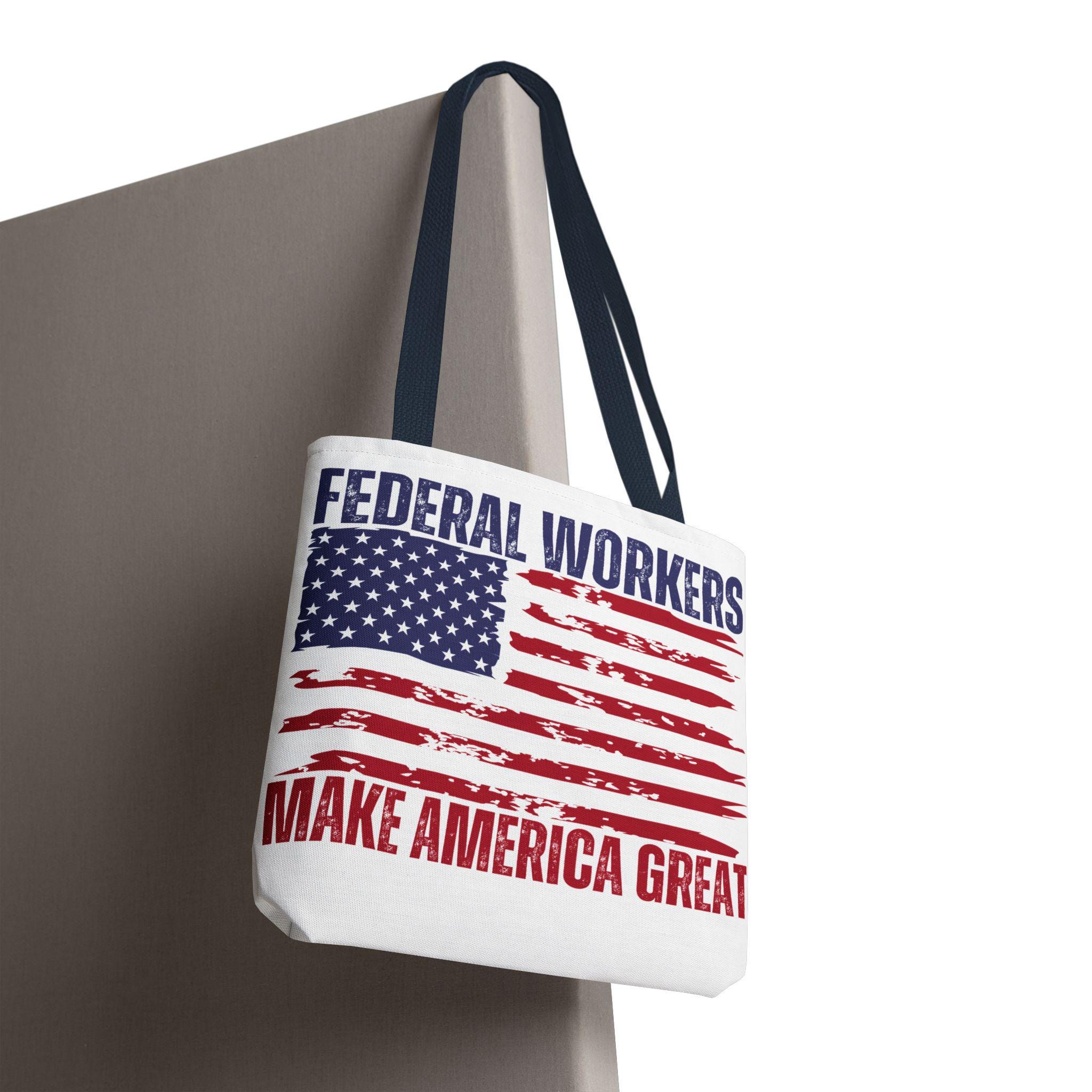 愛国的なトートバッグ：米国連邦職員へのプライドギフト - Etsy 日本