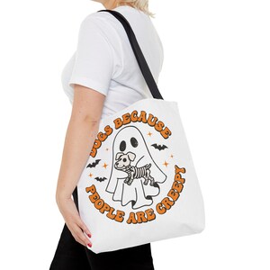 Funny Dogs Retro Tote Bag: Dog Lover Gift