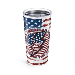 All American Mama Made in USA Flag Tumbler, Patriotic 20oz Cup, American Flag Drinkware, Mom Gift, Red White & Blue Mug, Gift for Her