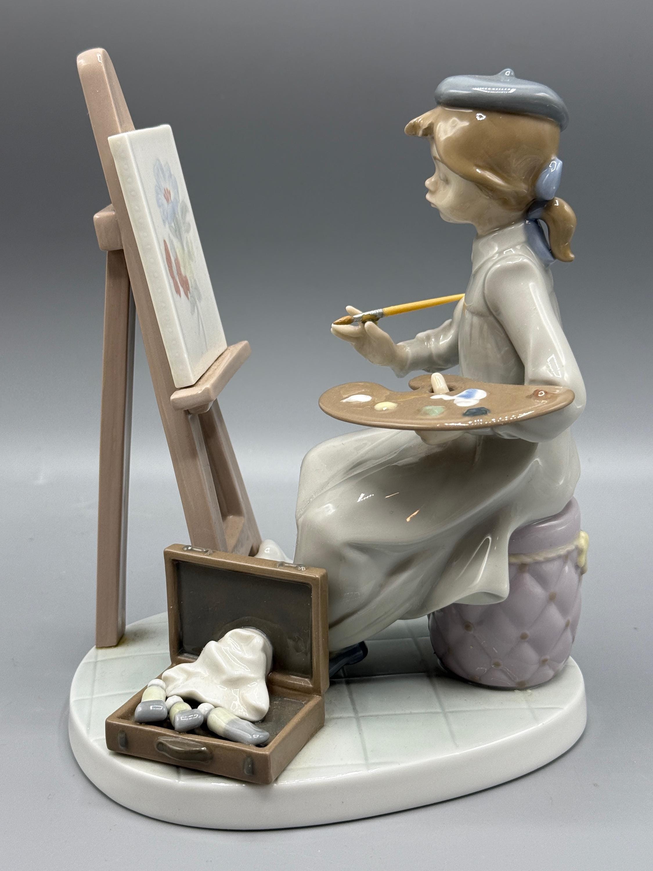 油絵 Vintage 80s Vintage Lladro Still Life #5363- Collectible Porcelain