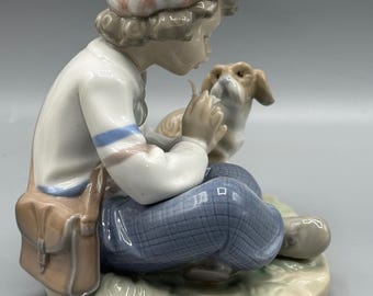 ヴィンテージ リヤドロ 磁器フィギュア：「彼女がそうしてくれるといい