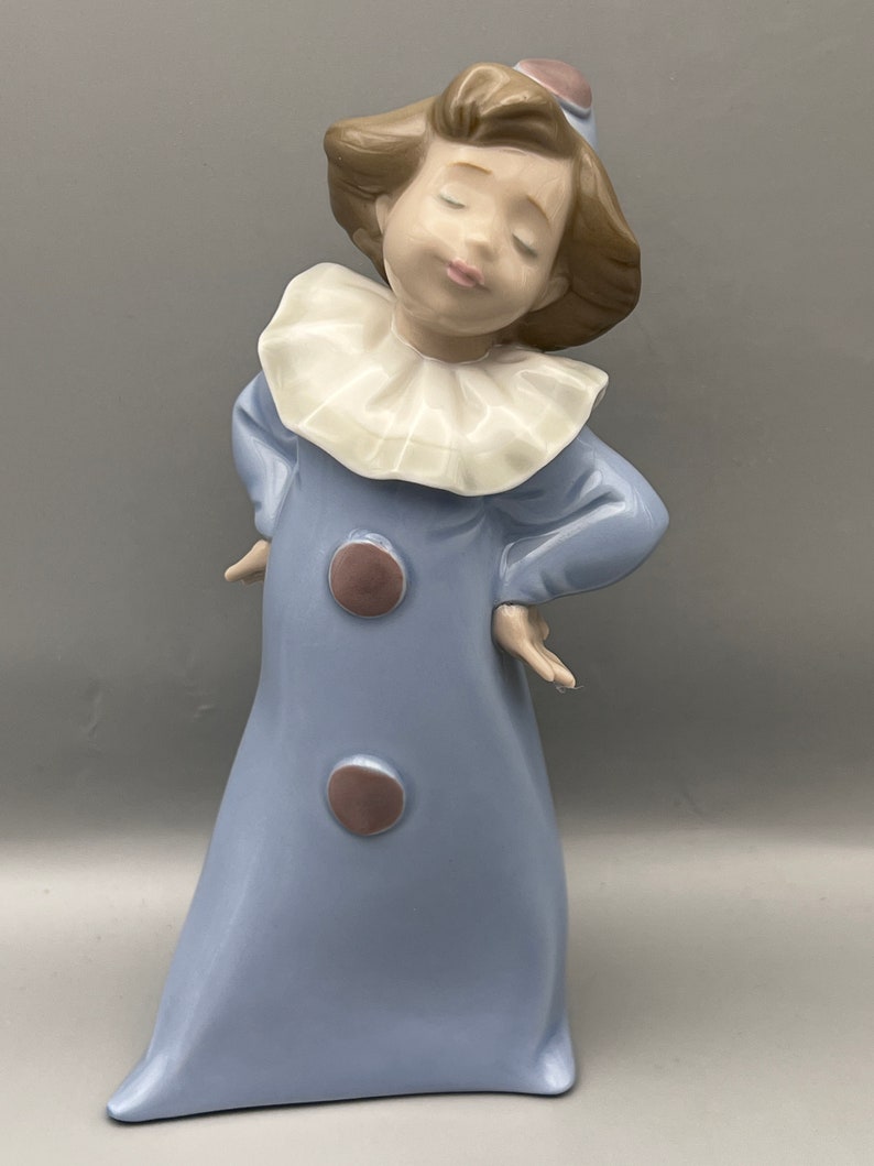 Vintage NAO Lladro Figurine Lladro Glossy Finish Pierrot Etsy