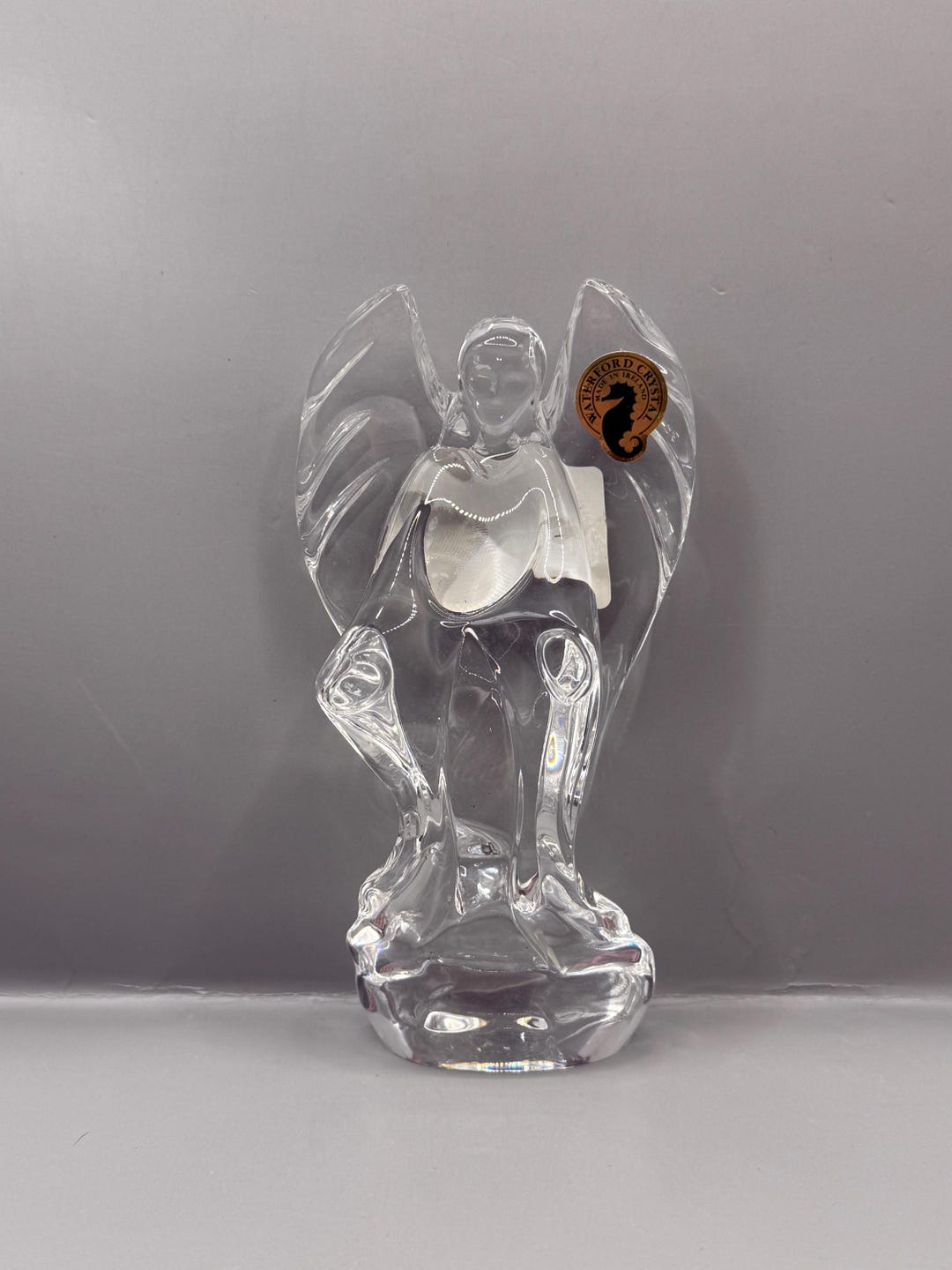 Vintage Waterford Crystal Contemporary Angel - 1980s Holiday Decor - Etsy