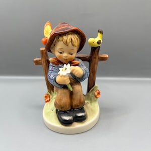 Vintage Goebel Hummel “She Loves Me, She Loves Me Not” #174 Figurine - TMK6