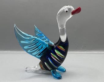 Glass Figures of Ducks - Etsy